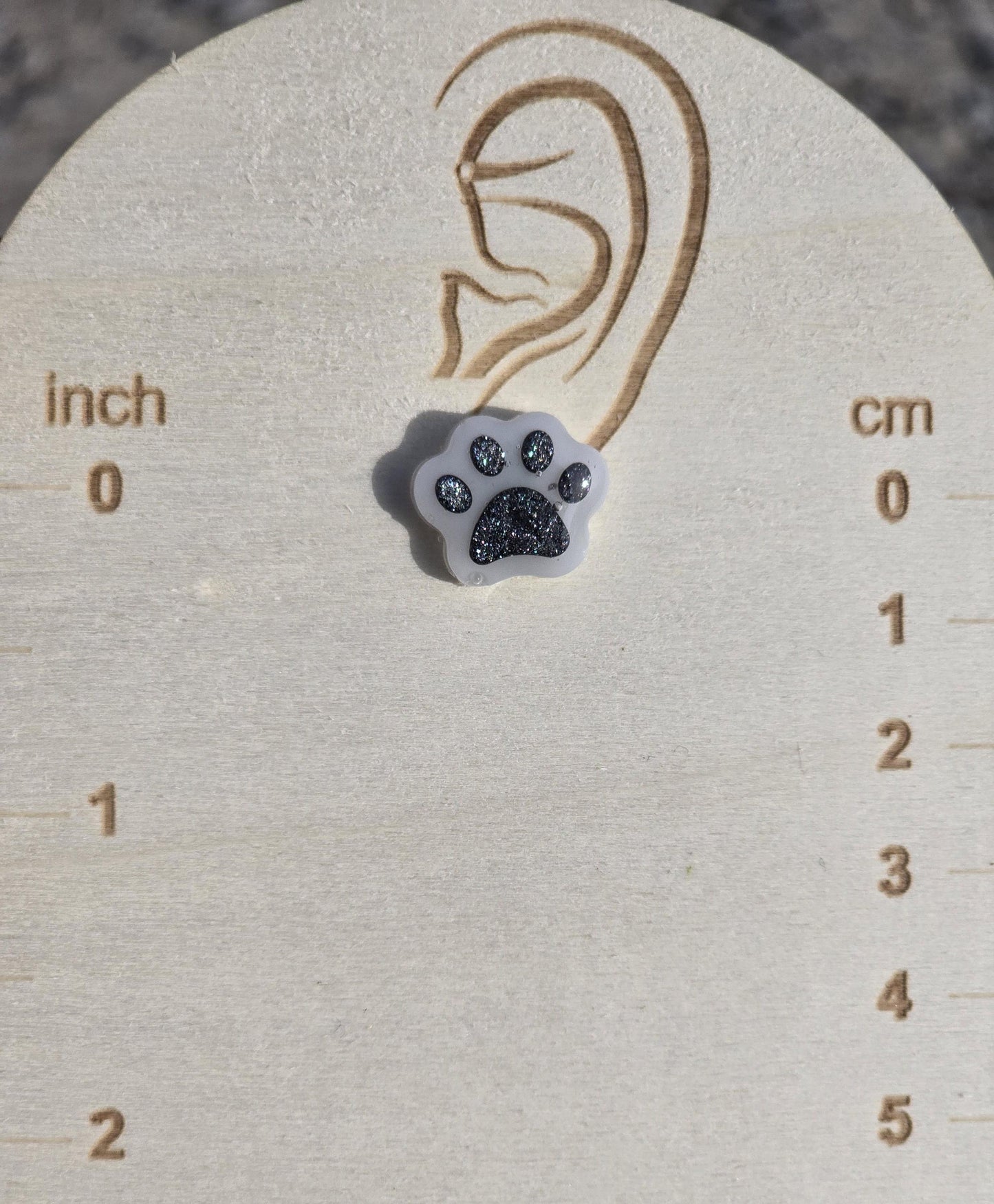 Paw print Stud Earrings