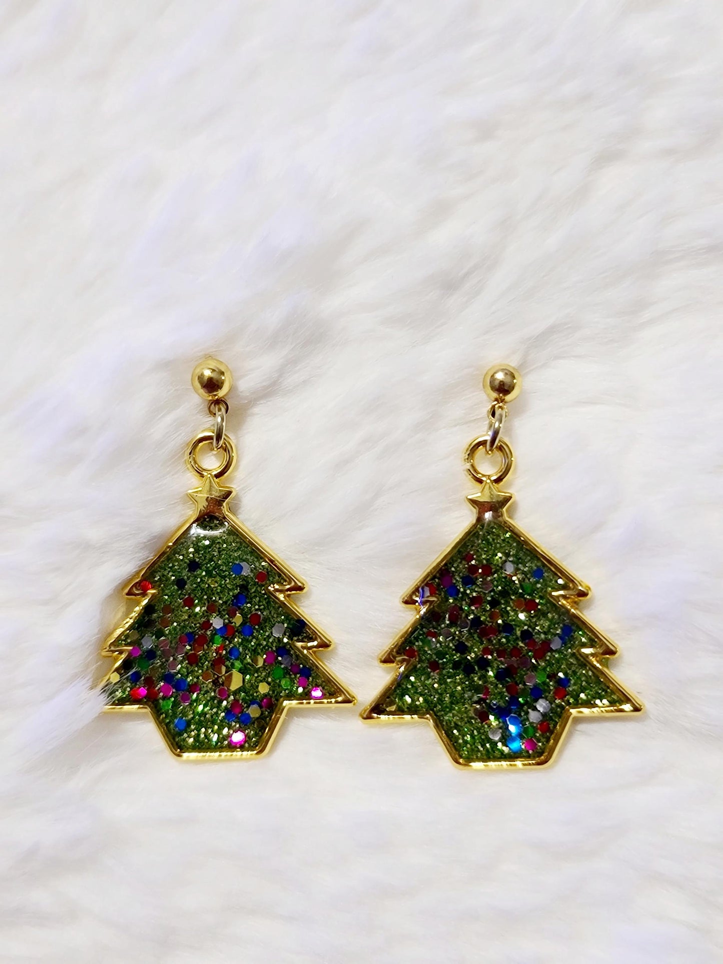 Christmas Tree Earrings (small)