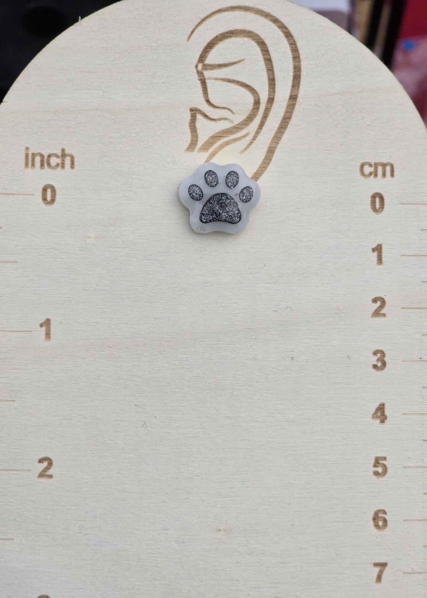 Paw print Stud Earrings