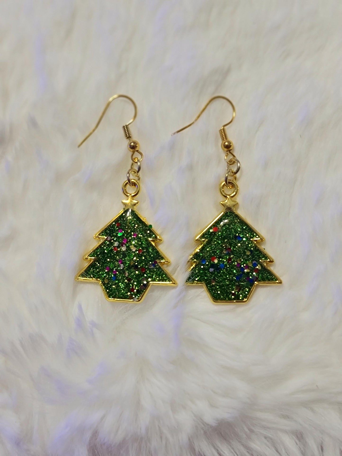 Christmas Tree Earrings (small)