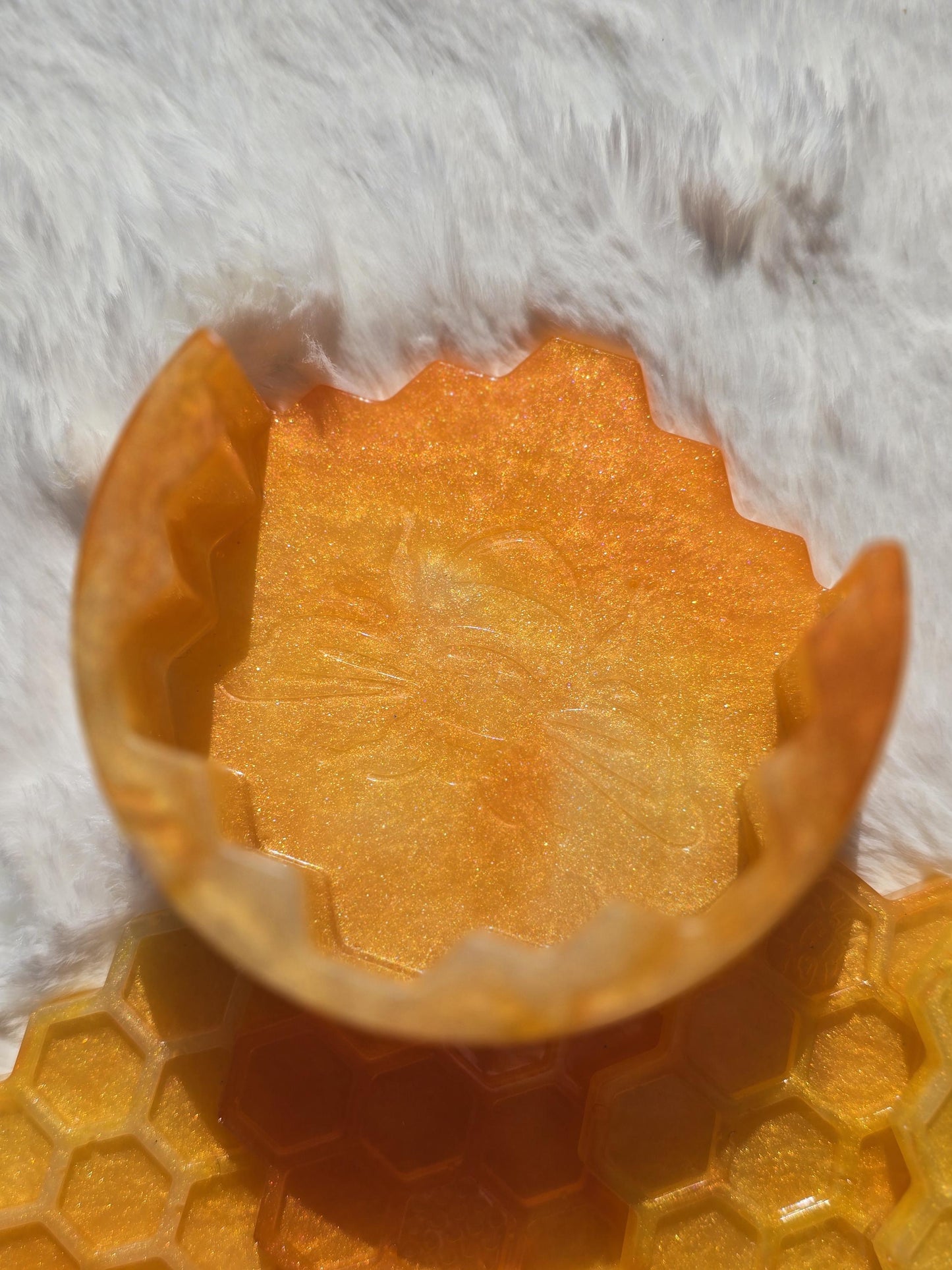 Honeycomb Coaster Set and Holder