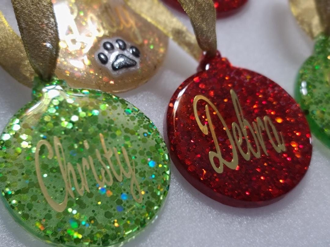 Personalized Christmas ornaments