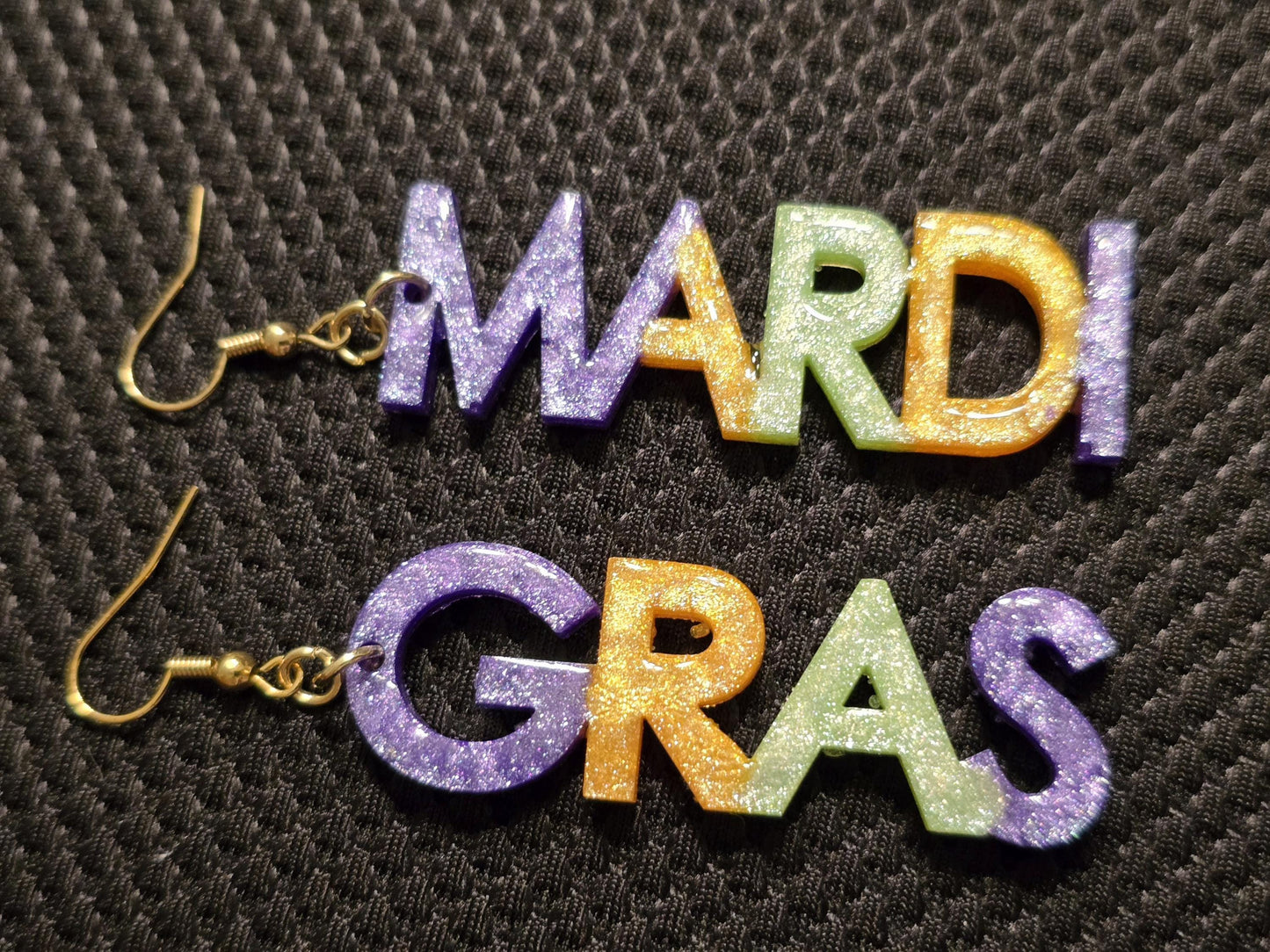 "Mardi Gras" Earrings