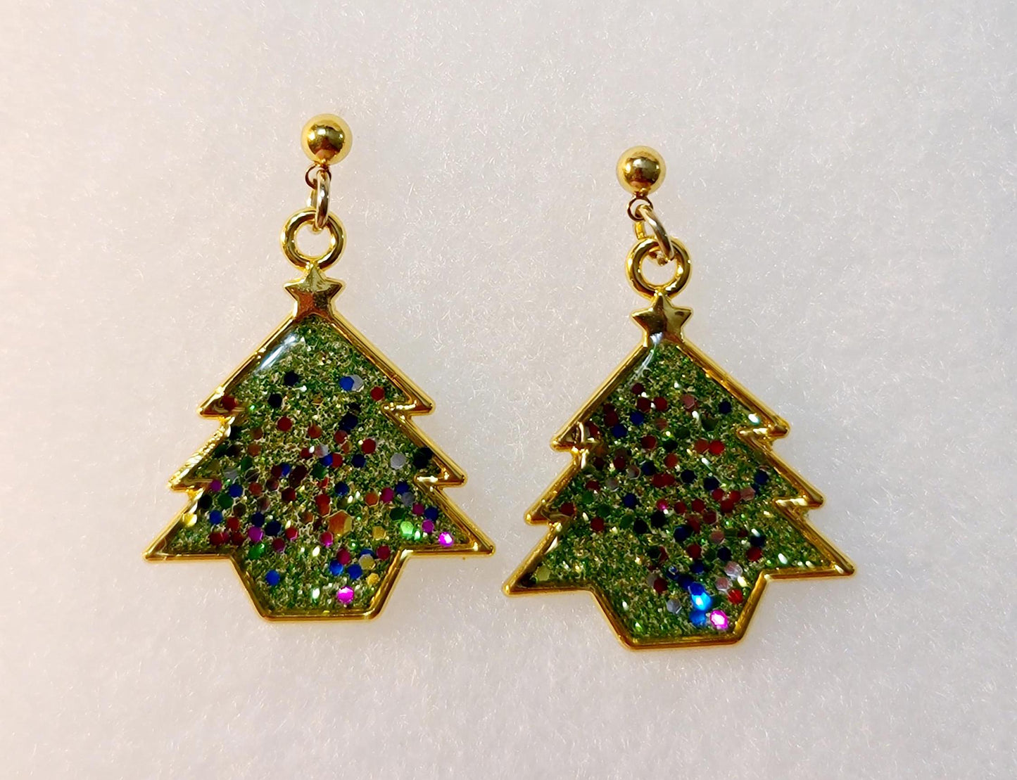 Christmas Tree Earrings (small)