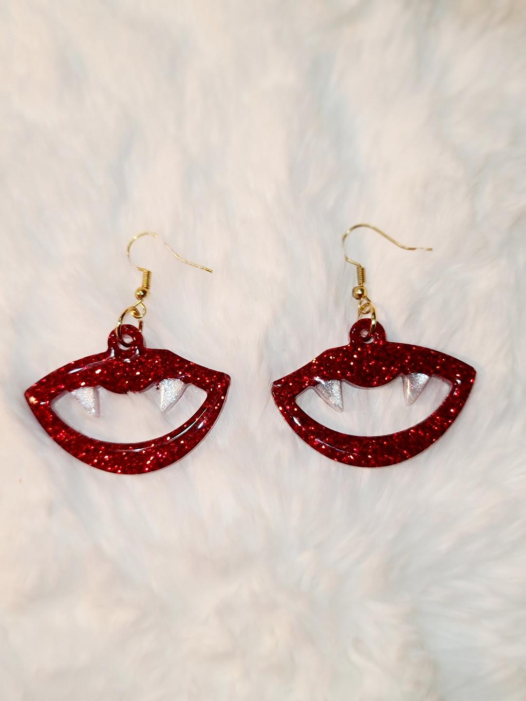 Vampire Fangs Earrings