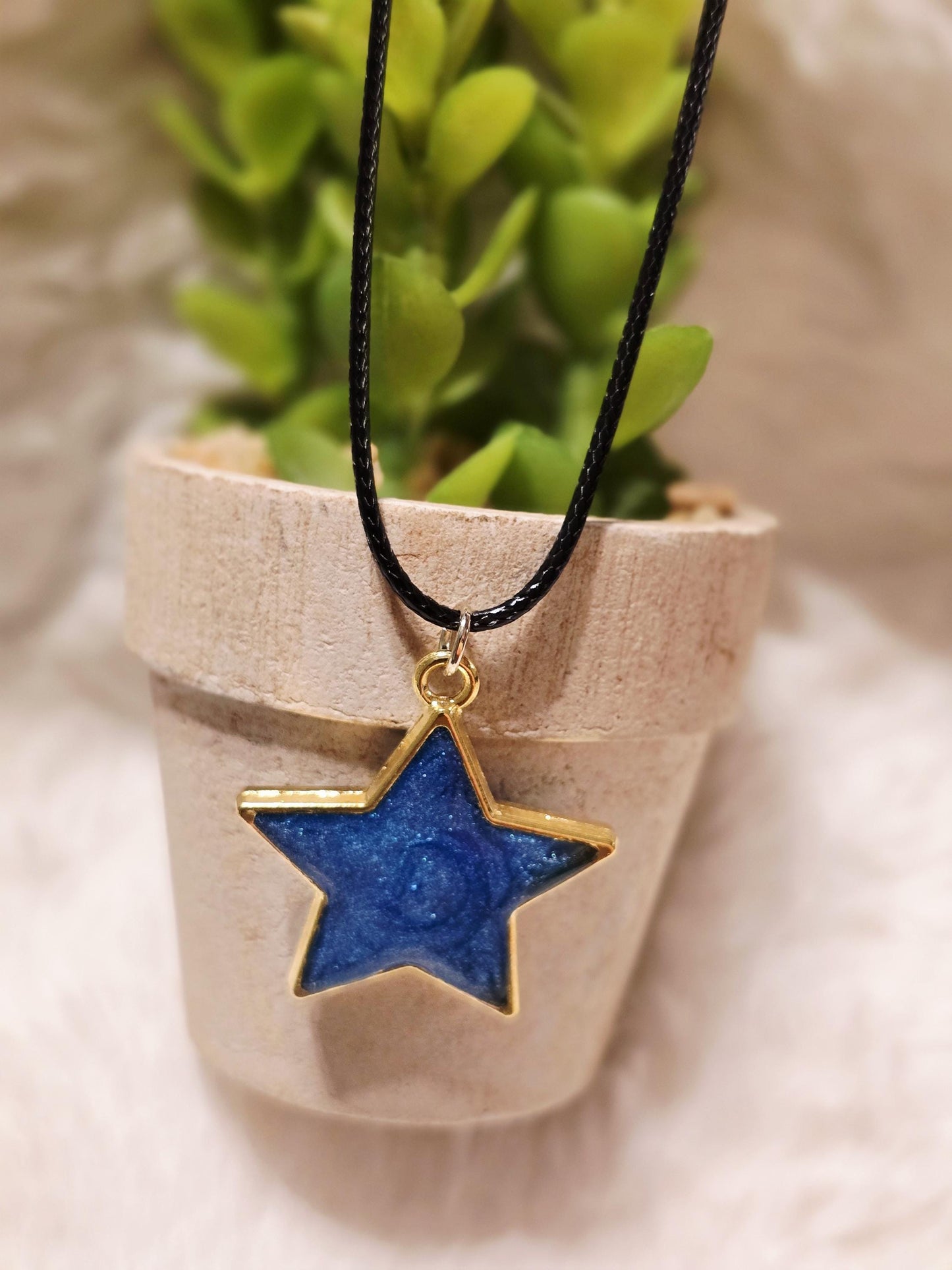 Blue Star Necklace