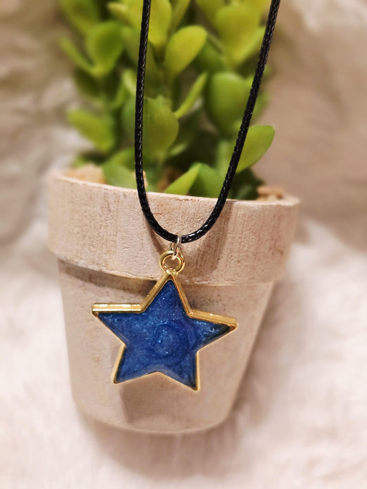 Blue Star Necklace
