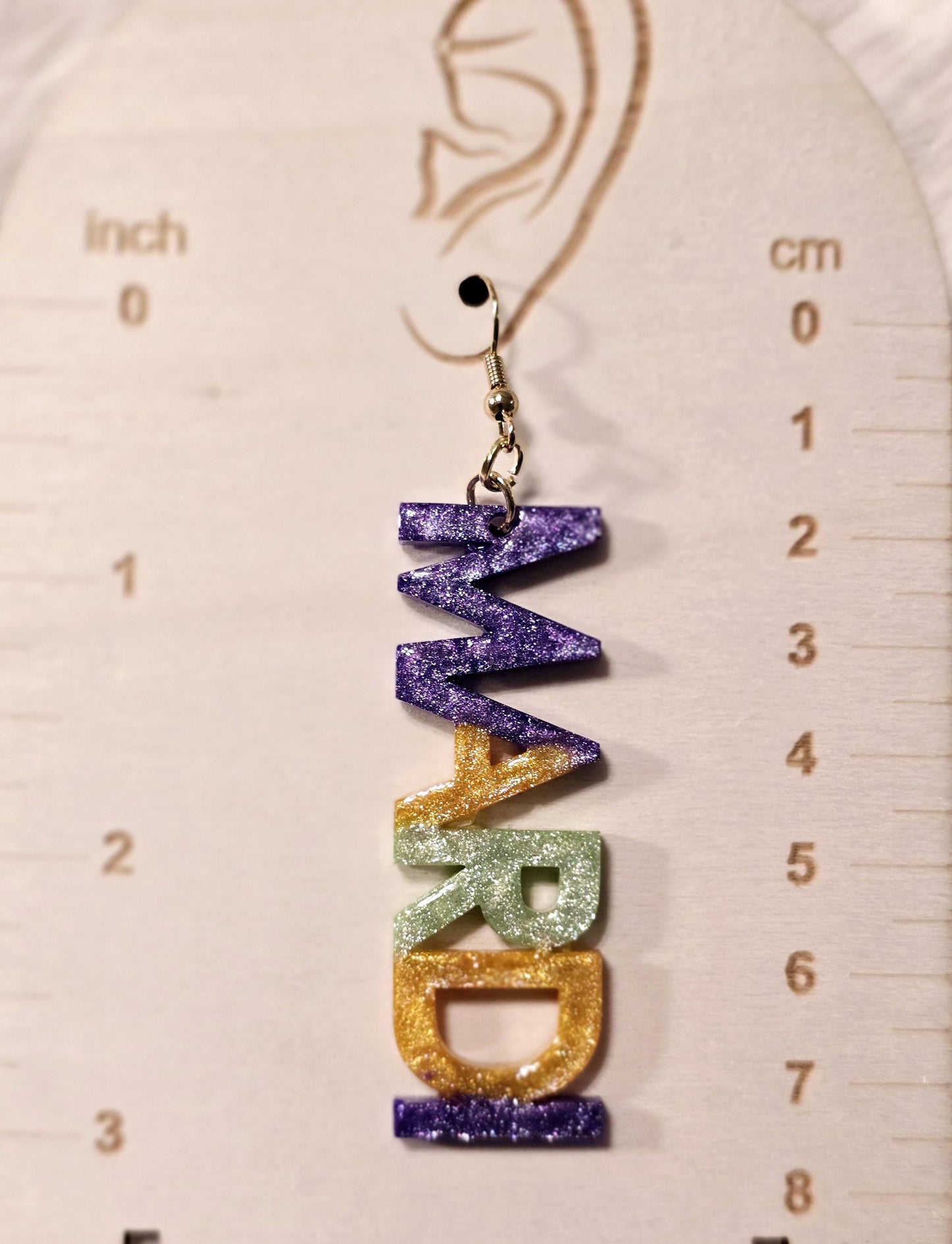 "Mardi Gras" Earrings