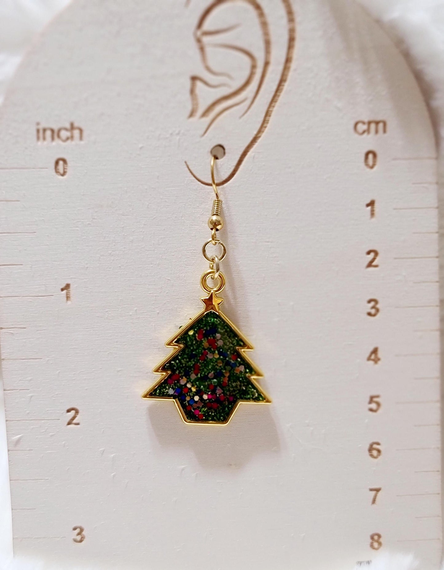 Christmas Tree Earrings (small)