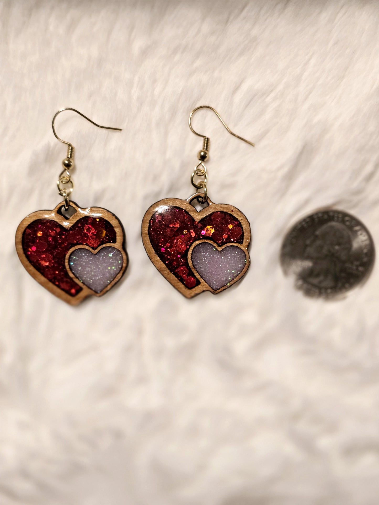 Double Heart Earrings