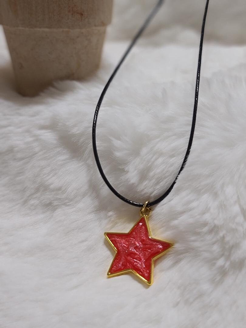 Red Star Necklace