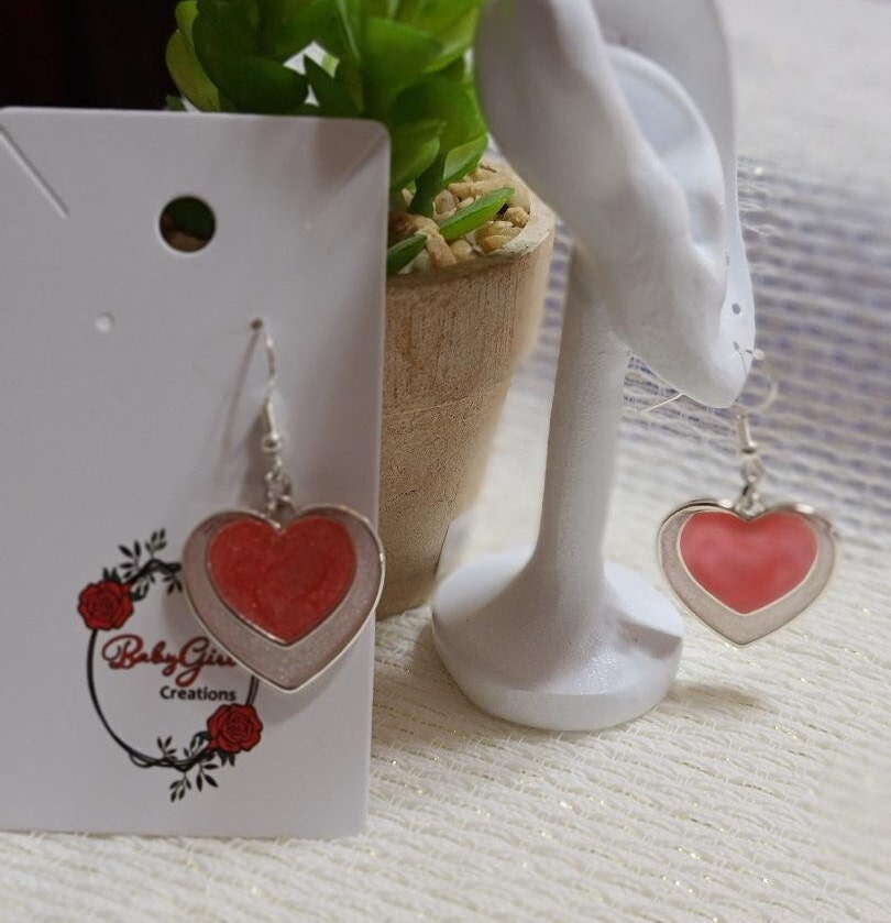 Red Heart Earrings