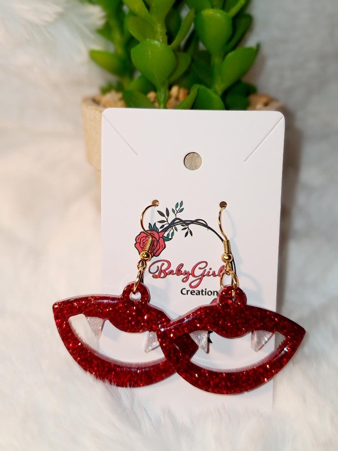 Vampire Fangs Earrings