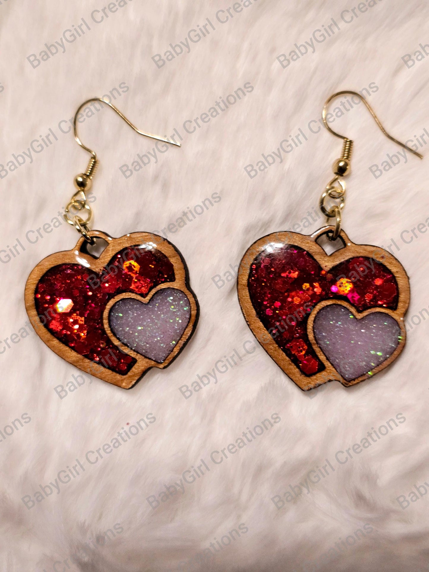 Double Heart Earrings
