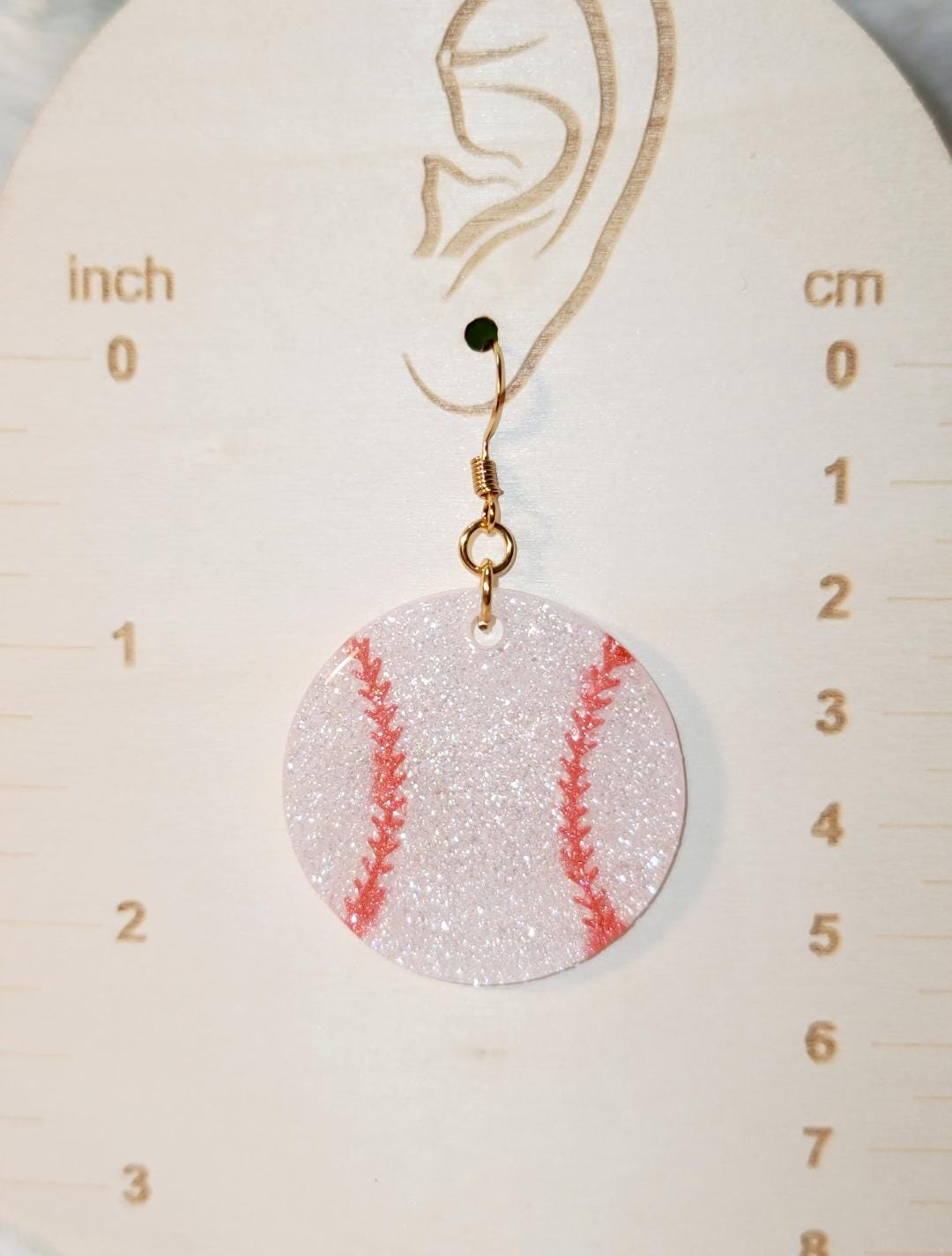 Baseball Earrings