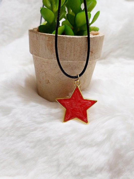 Red Star Necklace