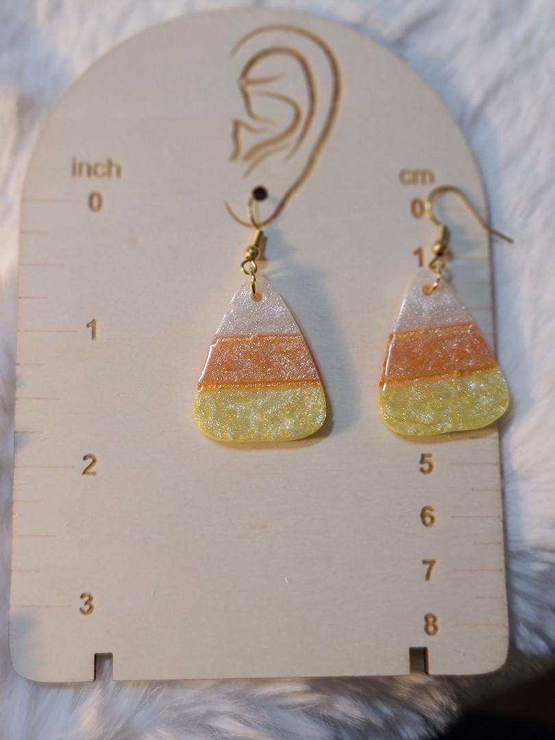 Candy Corn Earrings