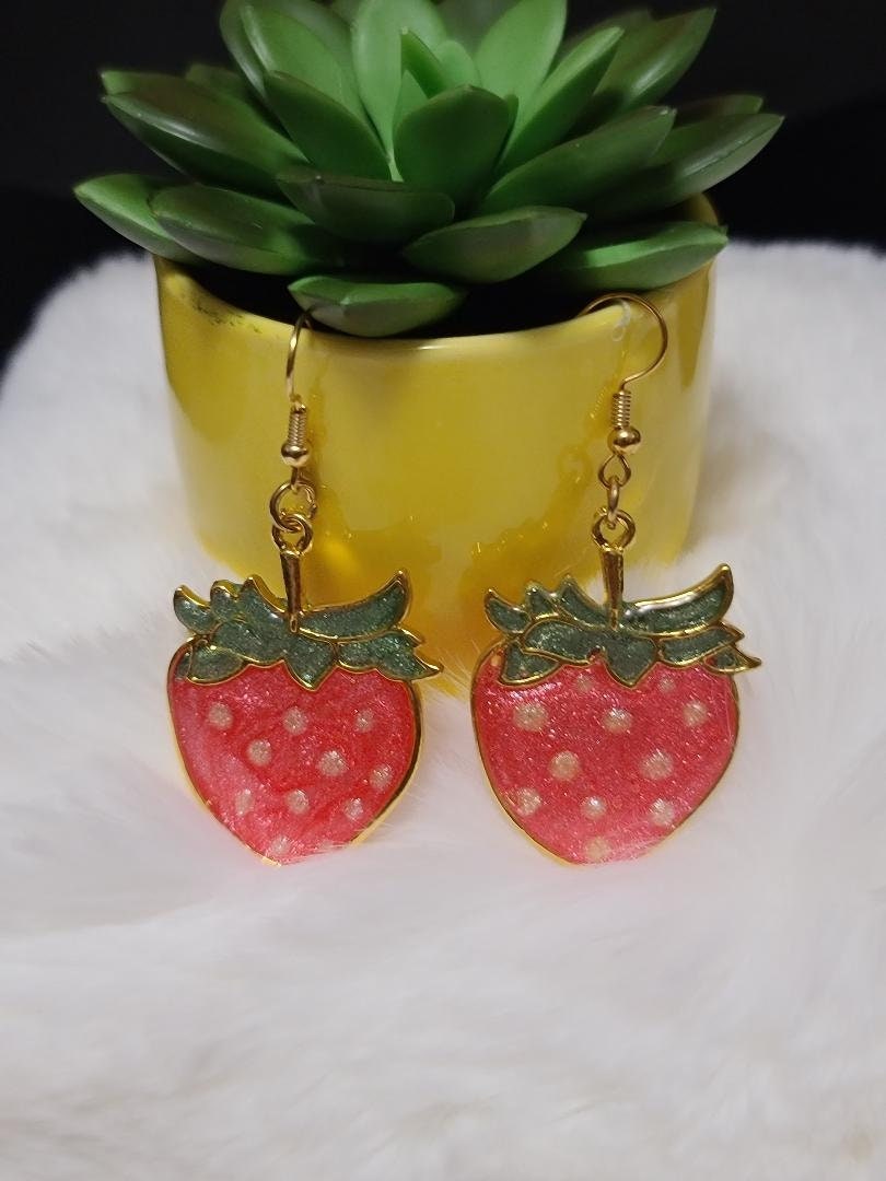 Strawberry Earrings