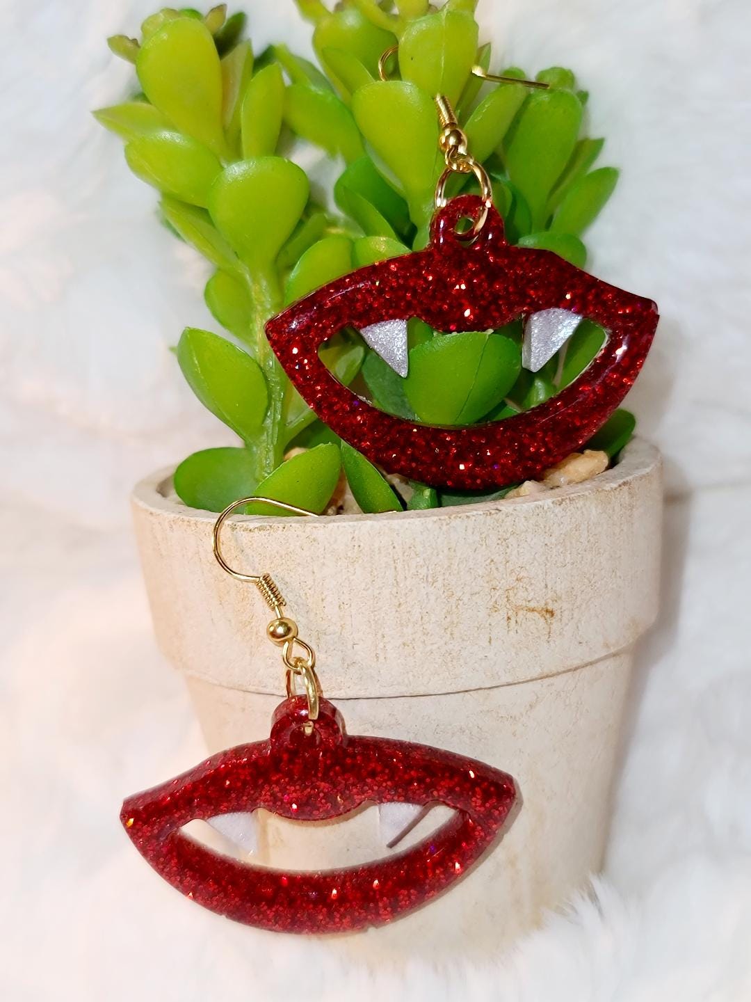 Vampire Fangs Earrings